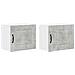 Pensile cucina con porta 2 pcs Grigio cemento 50 x 31 x 40 cm - Foto miniatura 1