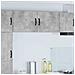 Pensile cucina con porta 2 pcs Grigio cemento 50 x 31 x 40 cm - Foto miniatura 2