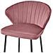 Sgabello moderno in velluto rosa scuro GATTA per cucina - Foto miniatura 6