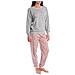 Pigiama Da Donna In Cotone A Maniche Lunghe Klp1 - Foto miniatura 4