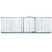 Safetots Cancelletto Di Sicurezza Con Parte Superiore Incurvata, 234cm - 243cm, Grigio Opaco - Foto miniatura 1