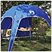 Tenda istantanea per 4 persone con rilascio rapido Blu Azzurro - Foto miniatura 3