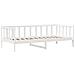 Dormeuse con Cassetti Bianco 90x190 cm Legno Massello di Pino - Foto miniatura 5