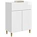 Credenza Bianco Lucido 66 x 34,5 x 90 cm Legno ingegnerizzato - Foto miniatura 2