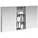 Set di Armadi da Bagno con porta 3 pcs 110 x 10,5 x 60,5 cm - Foto miniatura 3