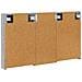 Set di Armadi da Bagno con porta 3 pcs 110 x 10,5 x 60,5 cm - Foto miniatura 9