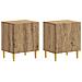 Comodino 2 pcs Rovere Artigianale 43 x 34,5 x 50 cm - Foto miniatura 1