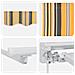 Tenda retrattile manuale Giallo, Grigio e Bianco 4,5 × 3,5 m - Foto miniatura 6