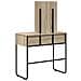 Tavolo da Trucco con lo scaffale Rovere Sonoma 81 x 40 x 131 cm - Foto miniatura 6