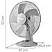 Ventilatore da tavolo ""STEELO 40G"" diametro 40 cm 50 W AR5ST40G - Foto miniatura 3