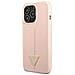 Guess Guhcp13xsltgp Custodia Per Iphone 13 Pro Max 6,7 Rosa /rosa In Silicone A Forma Di Triangolo - Foto miniatura 2