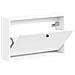Mobiletto per Scarpe da Muro BREDA 71 x 17 x 43 cm Bianco - Foto miniatura 3