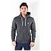Felpa Uomo C-life Full Zip Con Cappuccio Xl Grigio - Foto miniatura 1