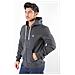 Felpa Uomo C-life Full Zip Con Cappuccio Xl Grigio - Foto miniatura 2