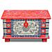 Baule Rosso Legno di Mango 80x40x45 cm - Foto miniatura 10
