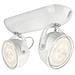 Faretto Orientabile Led Doppio 'dyna' - 6w - 540 Lumen L. calda - Bianco - Foto miniatura 2