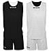 Kit Double - Completino Da Basket Reversibile Di Maglia Smanicata E Pantaloncino Di Colore Nero / bianco Taglia Xl - Foto miniatura 1