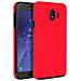 Cover Samsung Galaxy J4 Protezione Silicone + Retro Rigido - Rossa - Foto miniatura 2