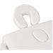 Set Lettino Massaggio Pieghevole 2 Zone 10 Cm E Sgabello Bianco - Foto miniatura 6