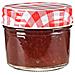 Vasi Marmellata In Vetro Coperchio Bianco E Rosso 96 Pz 110 Ml - Foto miniatura 2