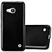 Custodia Compatibile Con Nokia Lumia 550 In Nero Metallico - Coperchio Protettivo In Silicone Tpu Flessibile - Foto miniatura 3