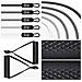 Elastici Fitness - Kit Fasce Elastiche Di Resistenza Premium - Attrezzi Palestra Per Esercizi, Sport, Allenamento - Foto miniatura 3