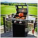 Barbecue A Gas Bbq Station Videro G2-s Vario+ 2 Bruciatori + Bruciatore Laterale + Primezone A Infrarossi Colore Nero 25534 - Foto miniatura 3