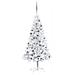 Albero Natale Artificiale con LED e Palline Argento 120cm PET - Foto miniatura 1