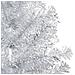 Albero Natale Artificiale con LED e Palline Argento 120cm PET - Foto miniatura 3