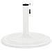 Base Per Ombrellone Bianca 45x45x30 Cm In Ghisa - Foto miniatura 2