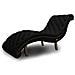 Poltrona Chesterfield Cambridge - Nero Opaco - Pelle - Chaise Longue - Foto miniatura 1