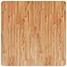 Piano Tavolo Quadrato Marrone Chiaro 80x80x4cm Rovere Trattato - Foto miniatura 3