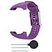 Bracciale Orologio Per Polar M400 / M430 Silicone Viola - Foto miniatura 3