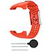 Cinturino Per Orologio Polar M400/m430 In Silicone Arancio - Foto miniatura 3