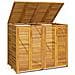 Copribidone Doppio 140x89x117 Cm In Legno Massello Di Acacia - Foto miniatura 2
