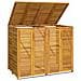Copribidone Doppio 140x89x117 Cm In Legno Massello Di Acacia - Foto miniatura 3