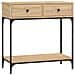 Tavolino Consolle Rovere Sonoma 75x34,5x75cm Legno Multistrato - Foto miniatura 2