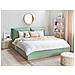 Letto Matrimoniale Contenitore Velluto Verde Menta 180 X 200 Cm Bajonna - Foto miniatura 1