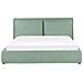 Letto Matrimoniale Contenitore Velluto Verde Menta 180 X 200 Cm Bajonna - Foto miniatura 7