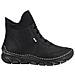 Black Casual Closed Ladies Mid Height Boots Stivaletti Pelle Sintetica Scarpe Donna Nero Eu 40, 55069-00 - Foto miniatura 3