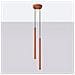 Sollux Lighting Lampada A Sospensione Pastelo 2 Rosso Ocra Sl.1525 - Moderno Lampada A Sospensione Ocra Rossa 104x15x15 Cm - Foto miniatura 6