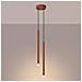 Sollux Lighting Lampada A Sospensione Pastelo 2 Rosso Ocra Sl.1525 - Moderno Lampada A Sospensione Ocra Rossa 104x15x15 Cm - Foto miniatura 7