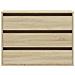 Lusso Casadino -  Cassettiera Angolare Rovere Sonoma 80x41x58cm Legno Multistrato - Foto miniatura 3