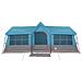 Tenda da campeggio con finestre blu per 12 persone impermeabile - Foto miniatura 4