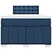 Giroletto a Molle con Materasso Blu 120x190 cm in Tessuto - Foto miniatura 4