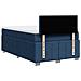 Giroletto a Molle con Materasso Blu 120x190 cm in Tessuto - Foto miniatura 6