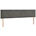 Giroletto a Molle con Materasso Grigio Scuro 120x190 cm Velluto - Foto miniatura 7