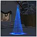 Albero di Natale a LED 475 LED Blu 247 cm - Foto miniatura 3