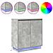 Credenza Grigio cemento 71 x 34.5 x 75 cm Legno multistrato - Foto miniatura 4