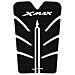 Adesivo 3D Sportello Serbatoio X Max Paraserbatoio Per Scooter Yamaha Xmax 2010-2013 Carbonio-Bianco - Foto miniatura 1